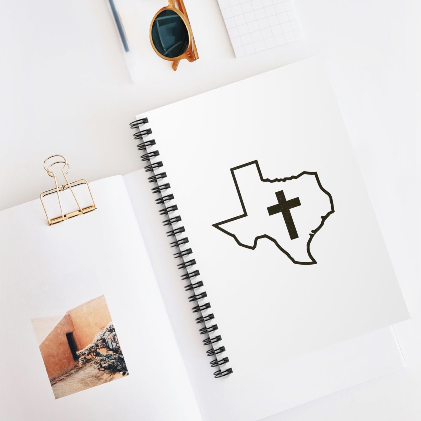 Texas Christian Cross Notebook