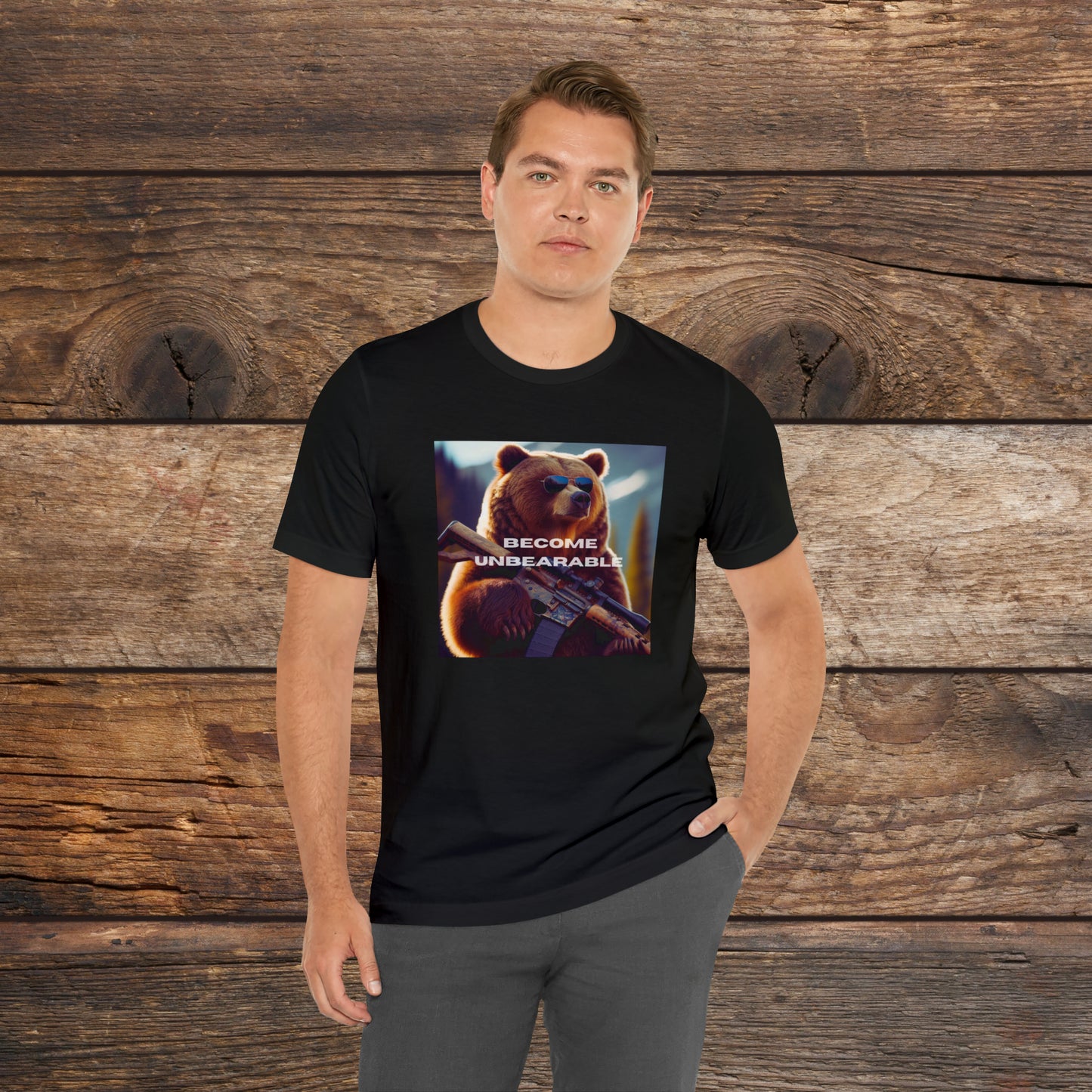 Unbearable Rifle Bear T-shirt