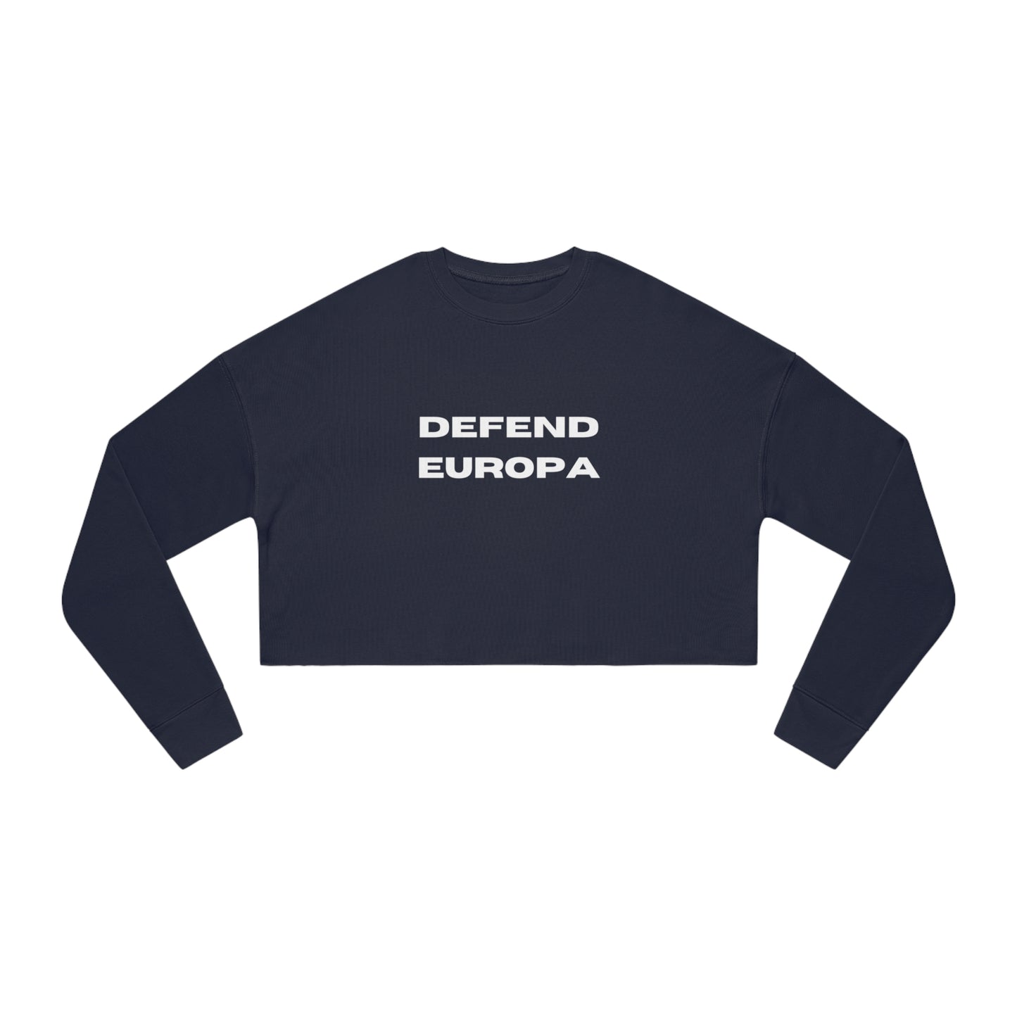 Defend Europa Women's Cropped Sweatshirt