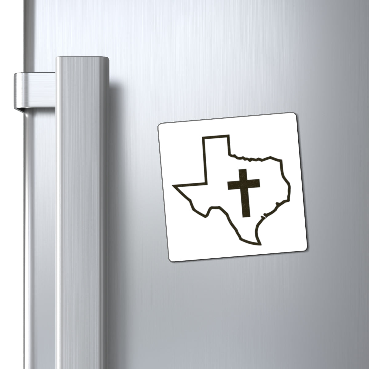 Texas Christian Cross Magnet