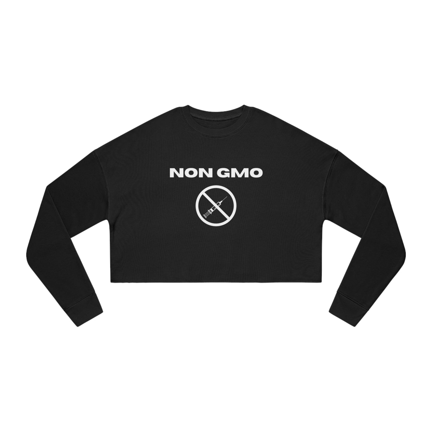 Non GMO Women's Cropped Sweatshirt