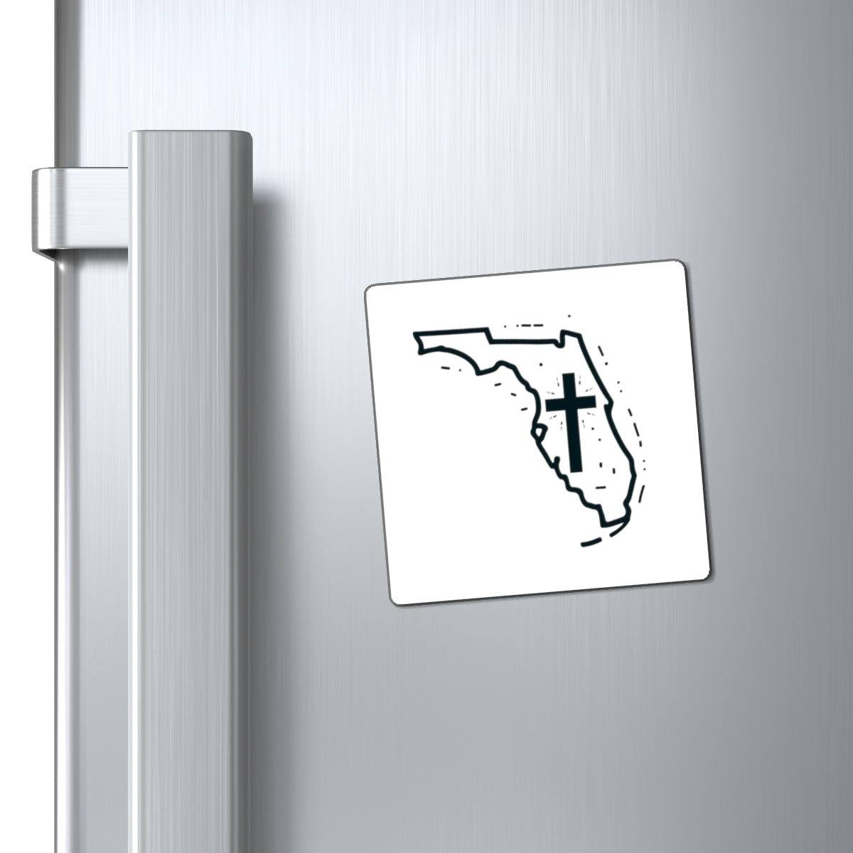 Florida Christian Cross Magnet