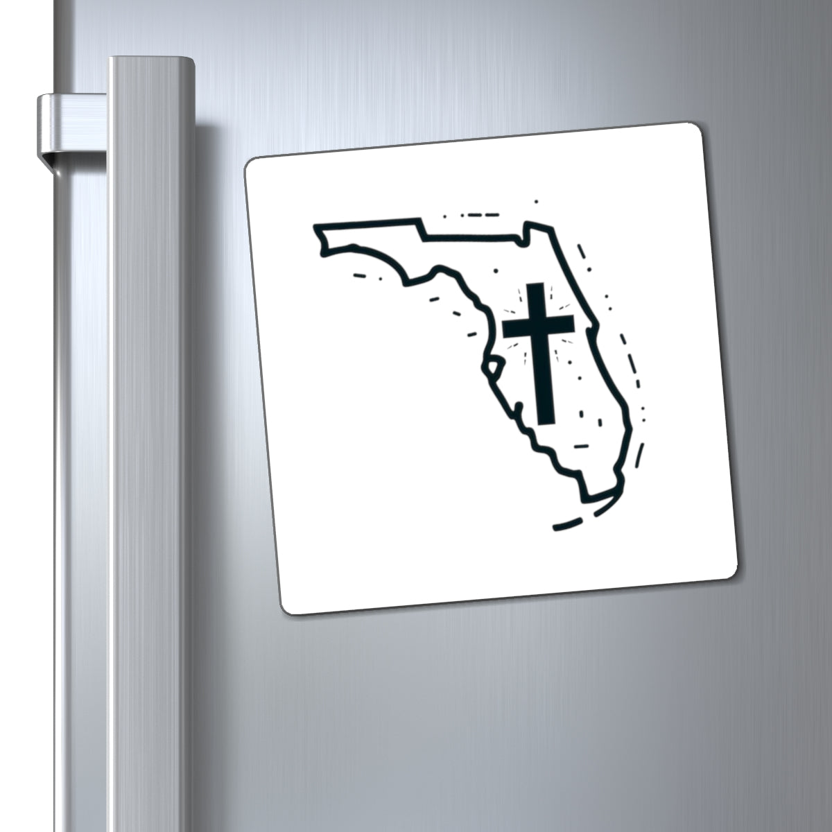 Florida Christian Cross Magnet