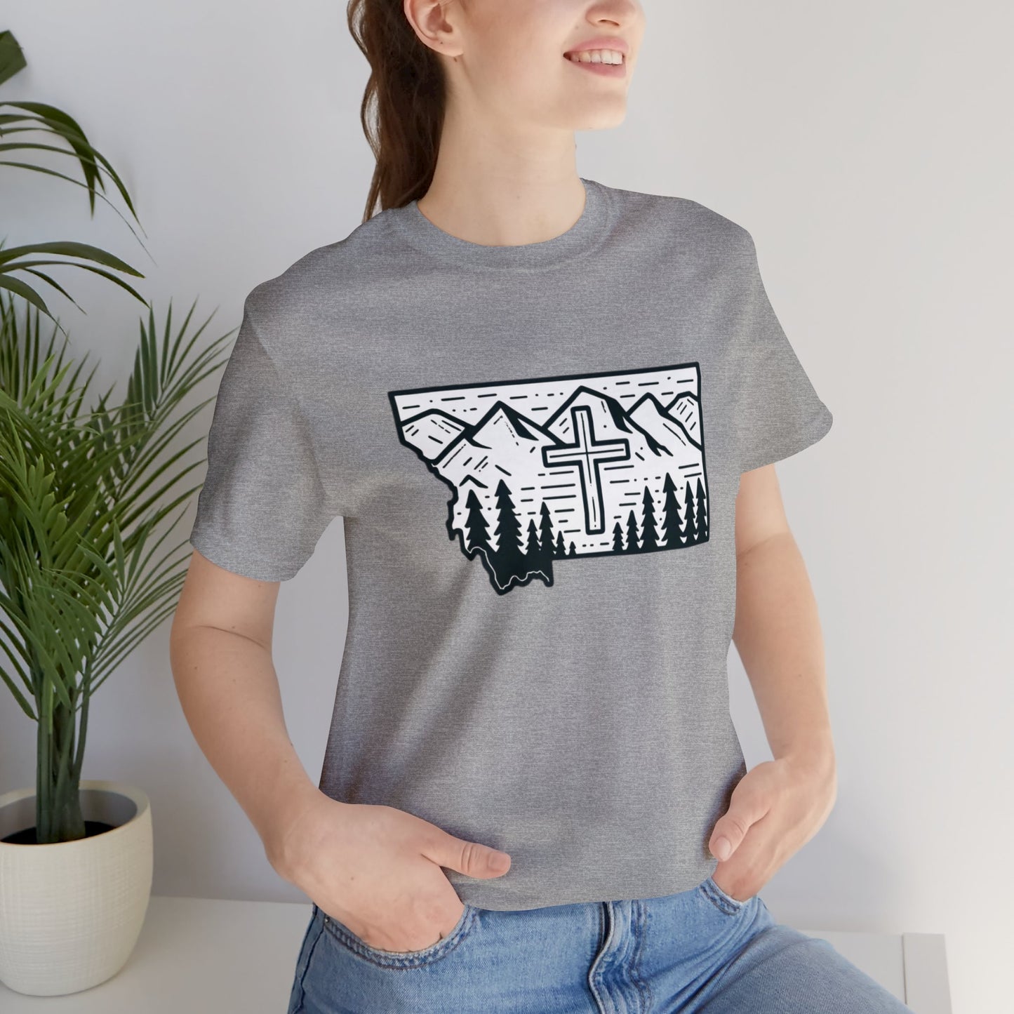 Montana Christian Cross T-shirt