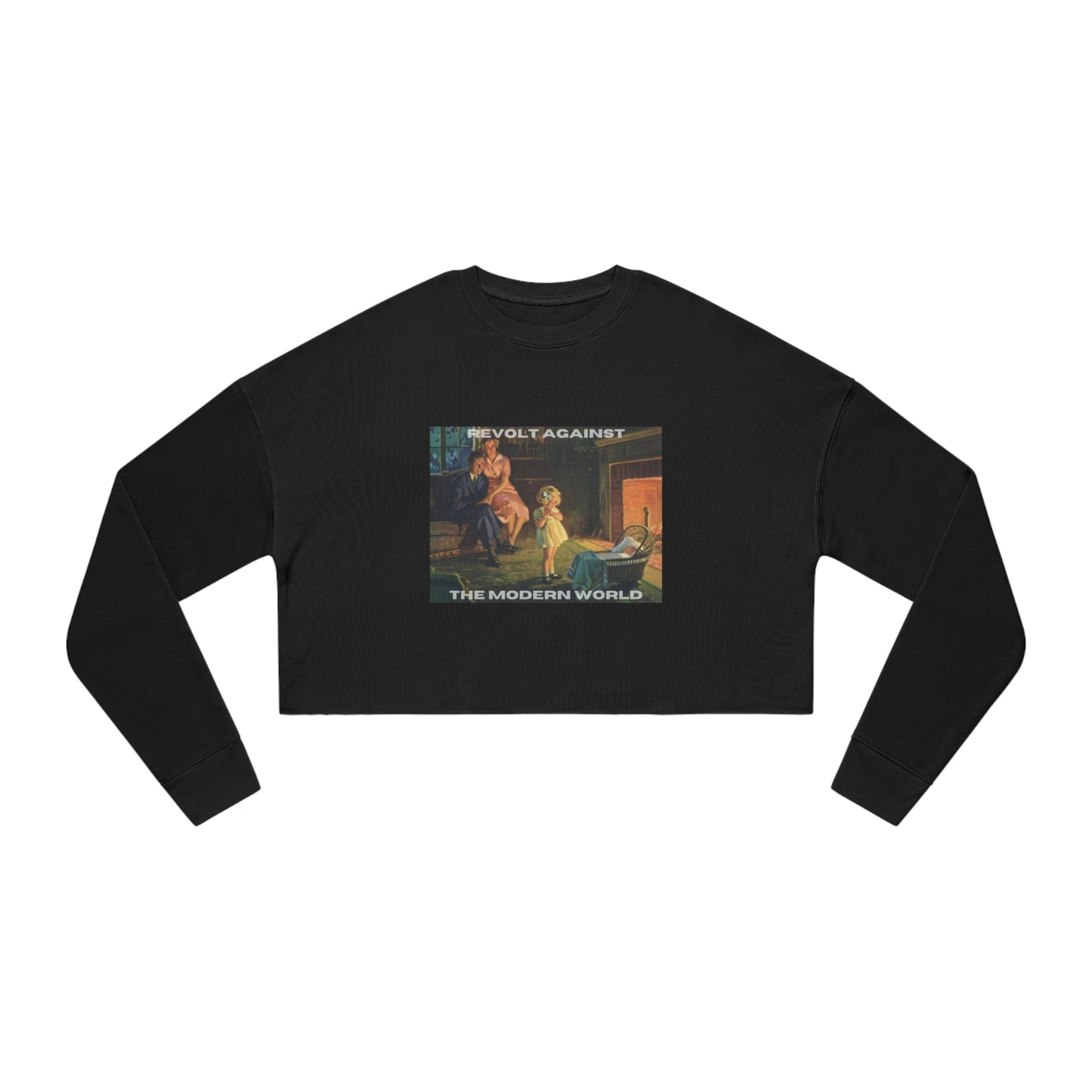 Revolt Against the Modern World Women's Cropped Sweatshirt