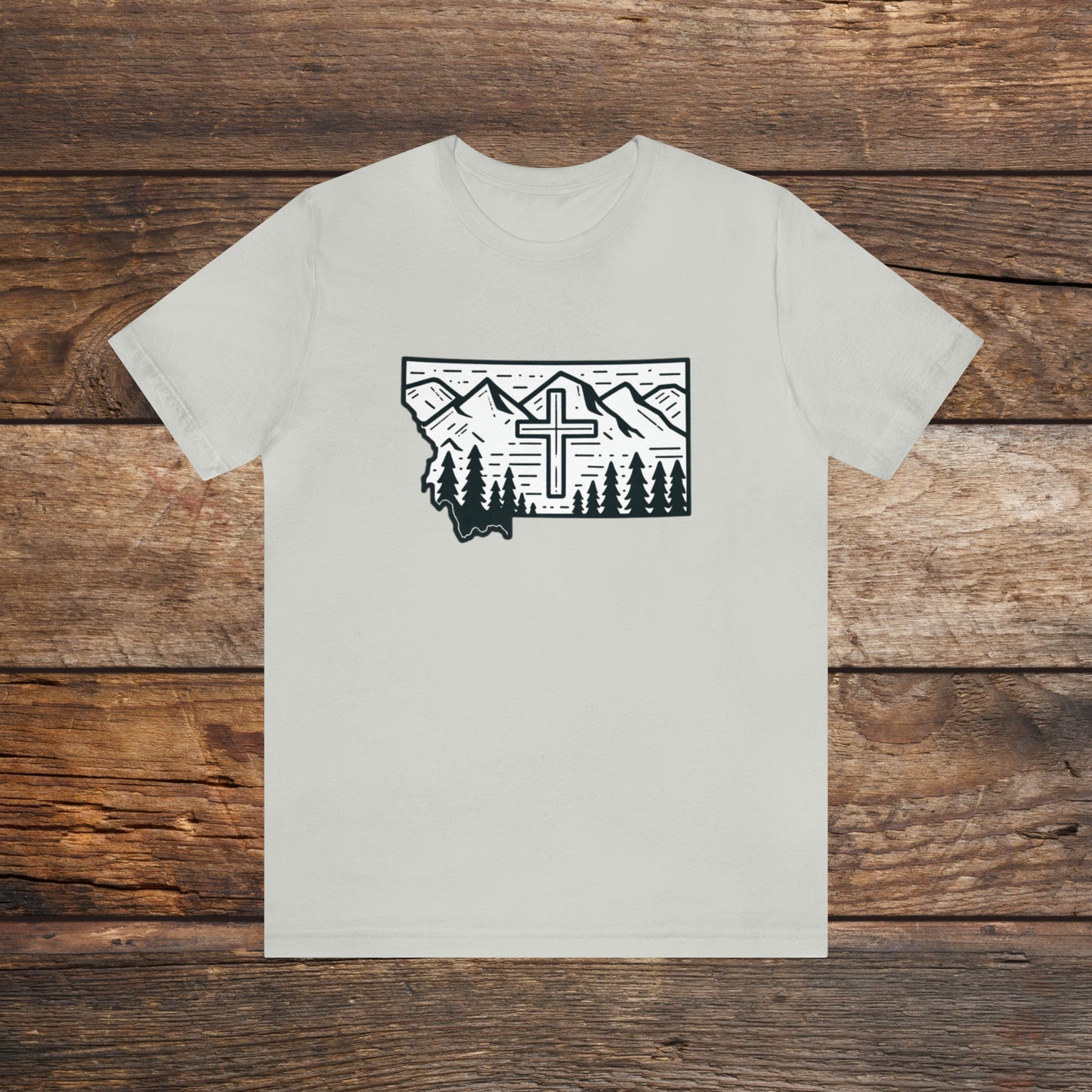 Montana Christian Cross T-shirt