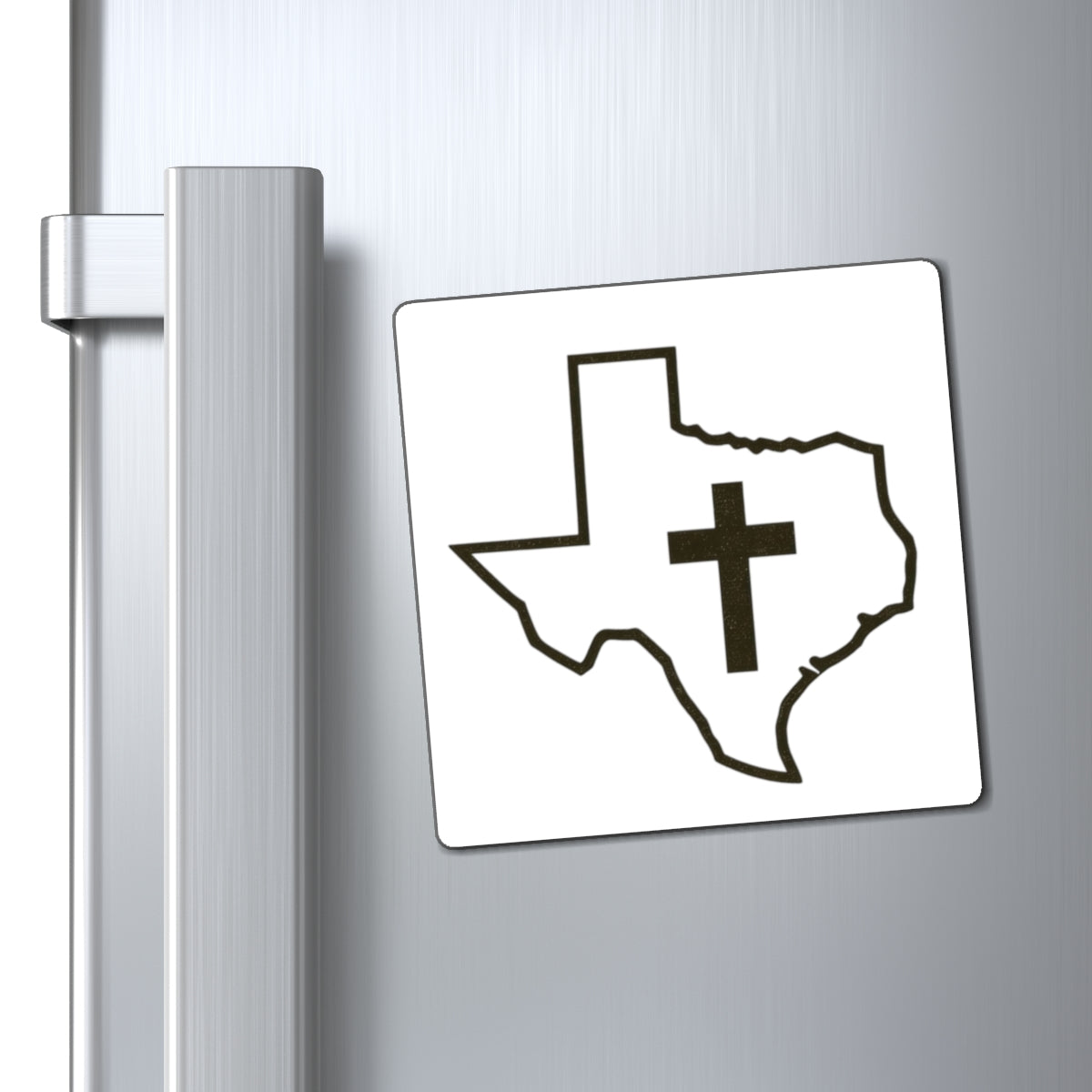 Texas Christian Cross Magnet