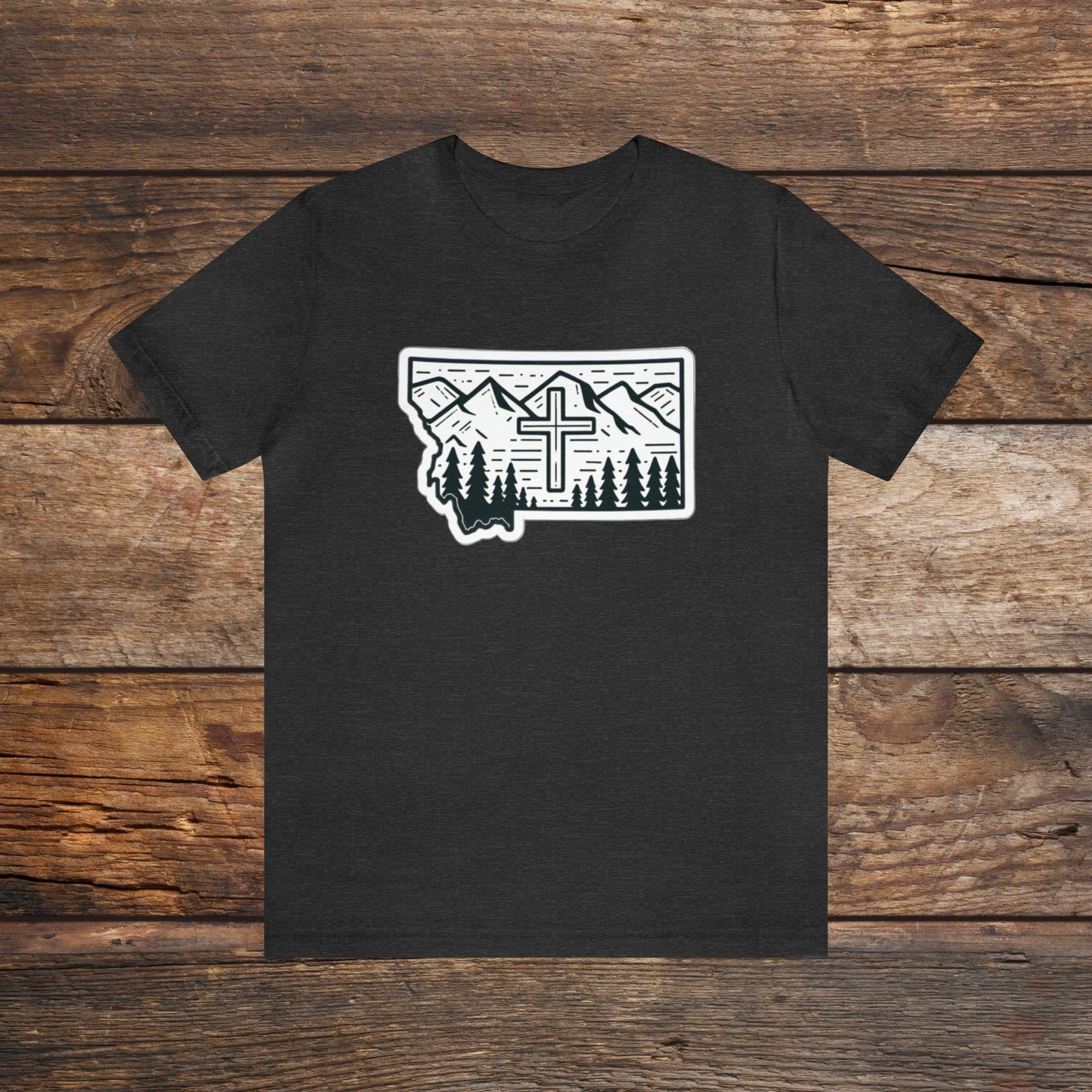 Montana Christian Cross T-shirt