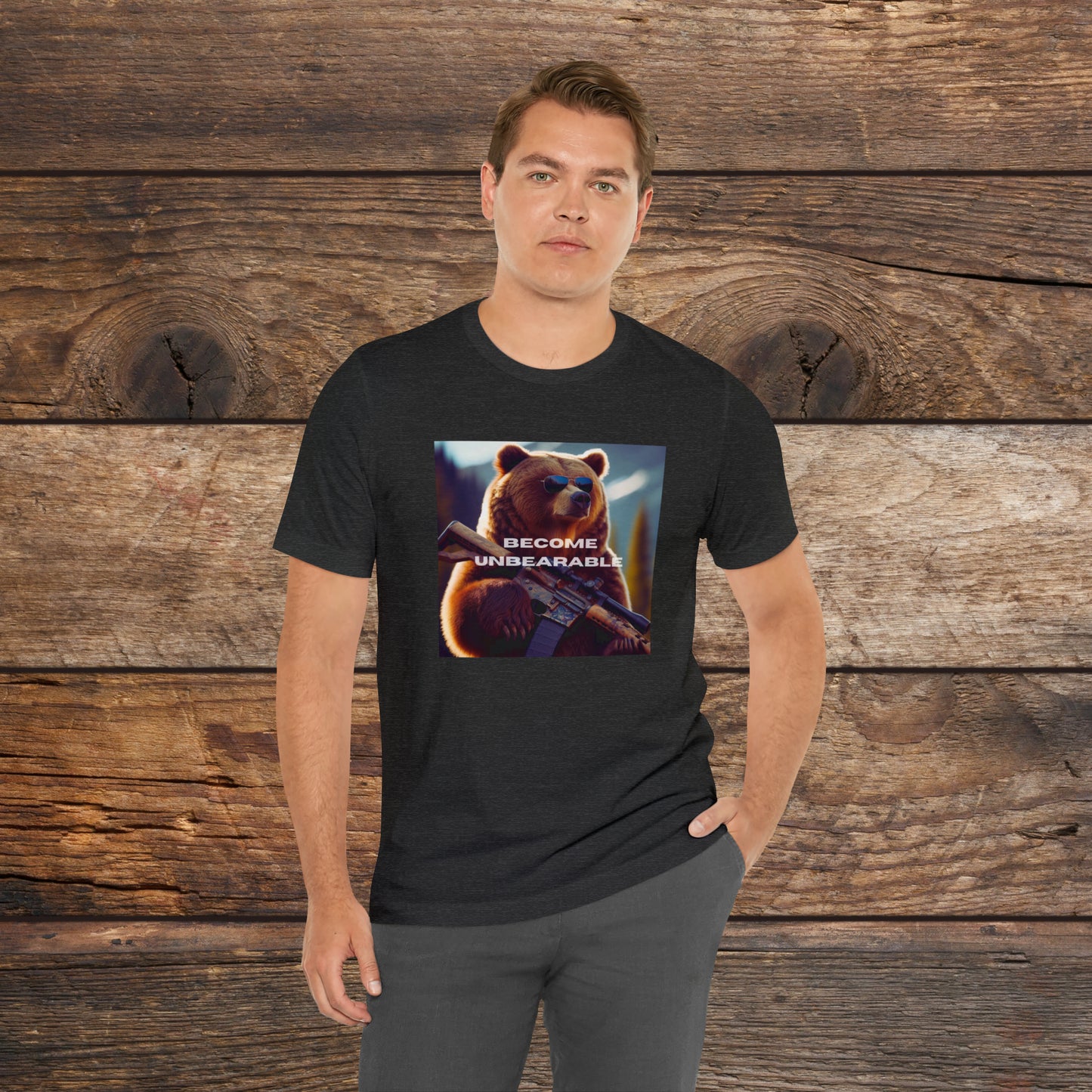 Unbearable Rifle Bear T-shirt