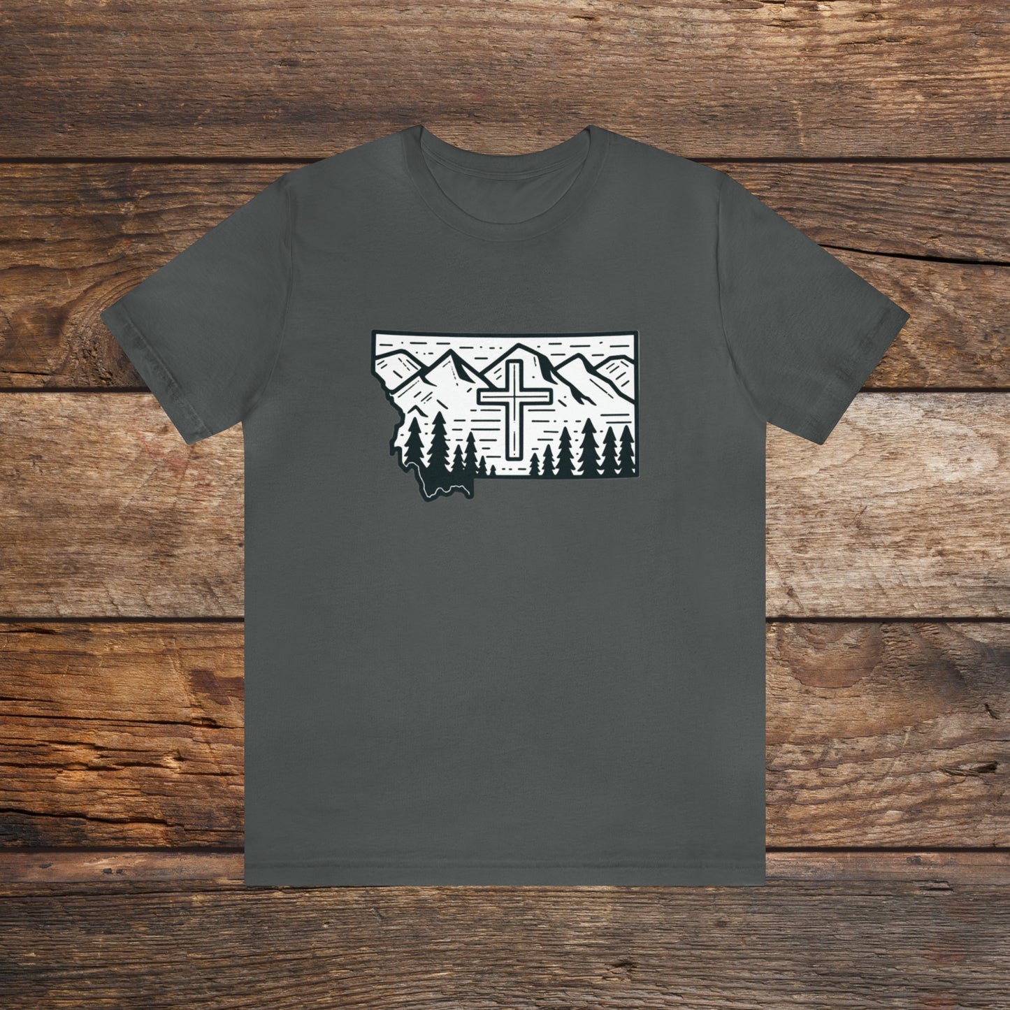 Montana Christian Cross T-shirt