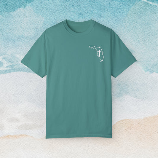 Florida Christian Cross Small Front Logo T-shirt