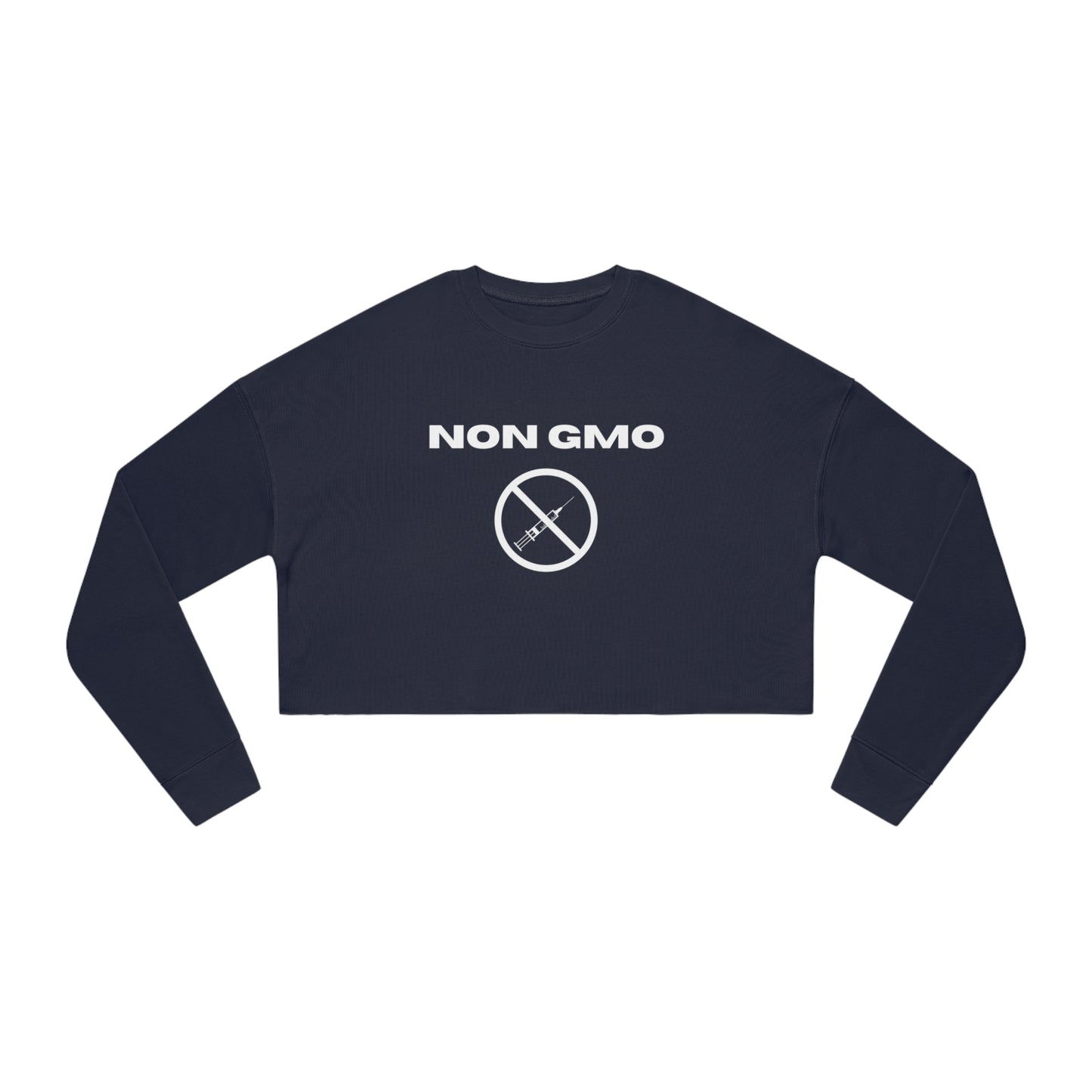 Non GMO Women's Cropped Sweatshirt