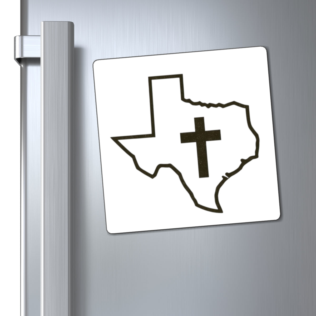 Texas Christian Cross Magnet