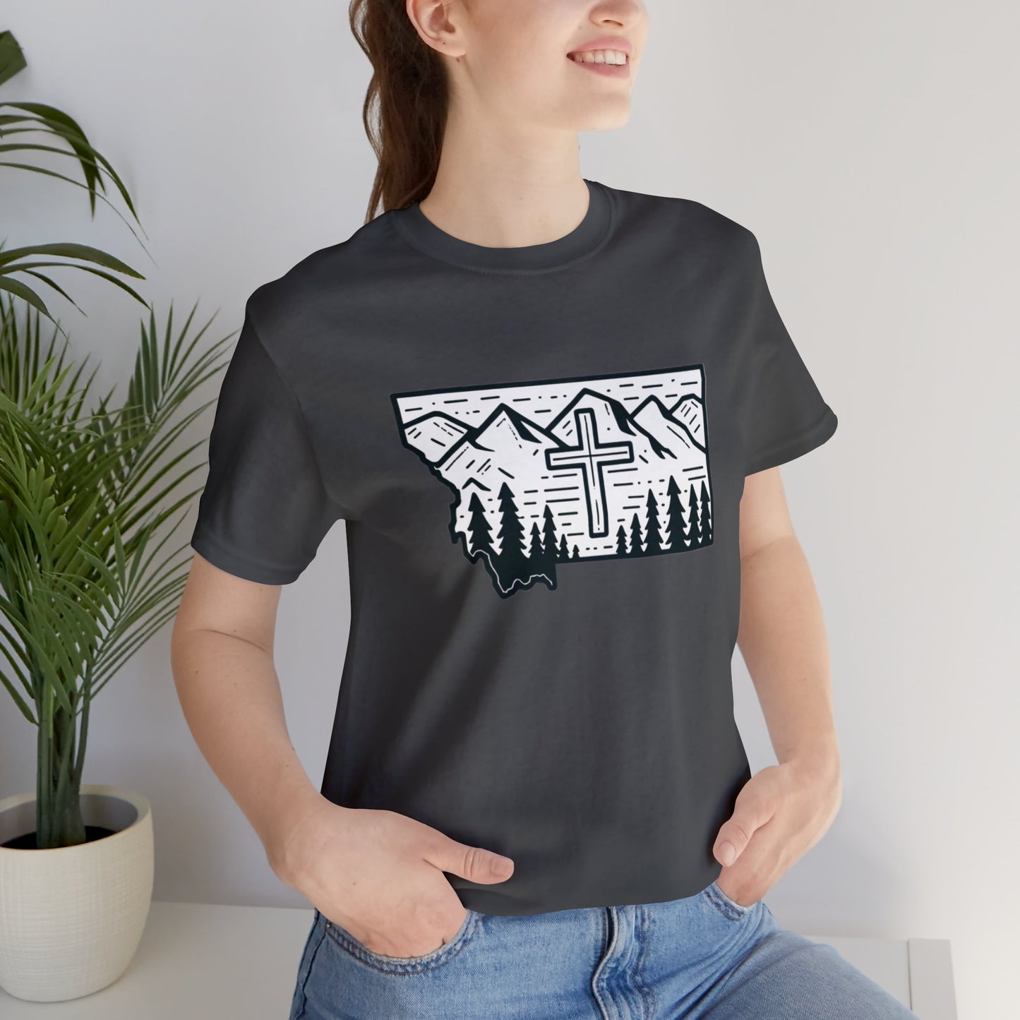 Montana Christian Cross T-shirt