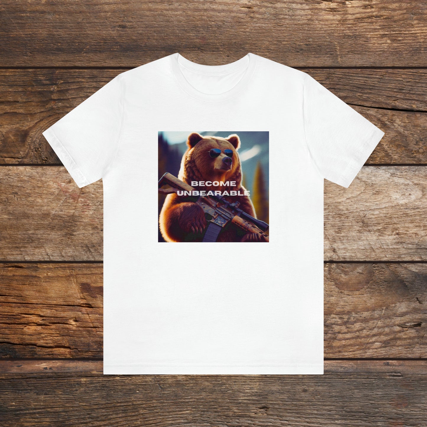 Unbearable Rifle Bear T-shirt