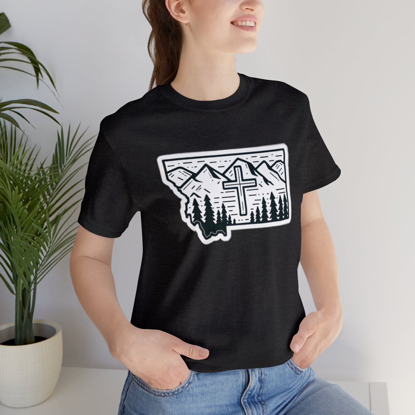 Montana Christian Cross T-shirt