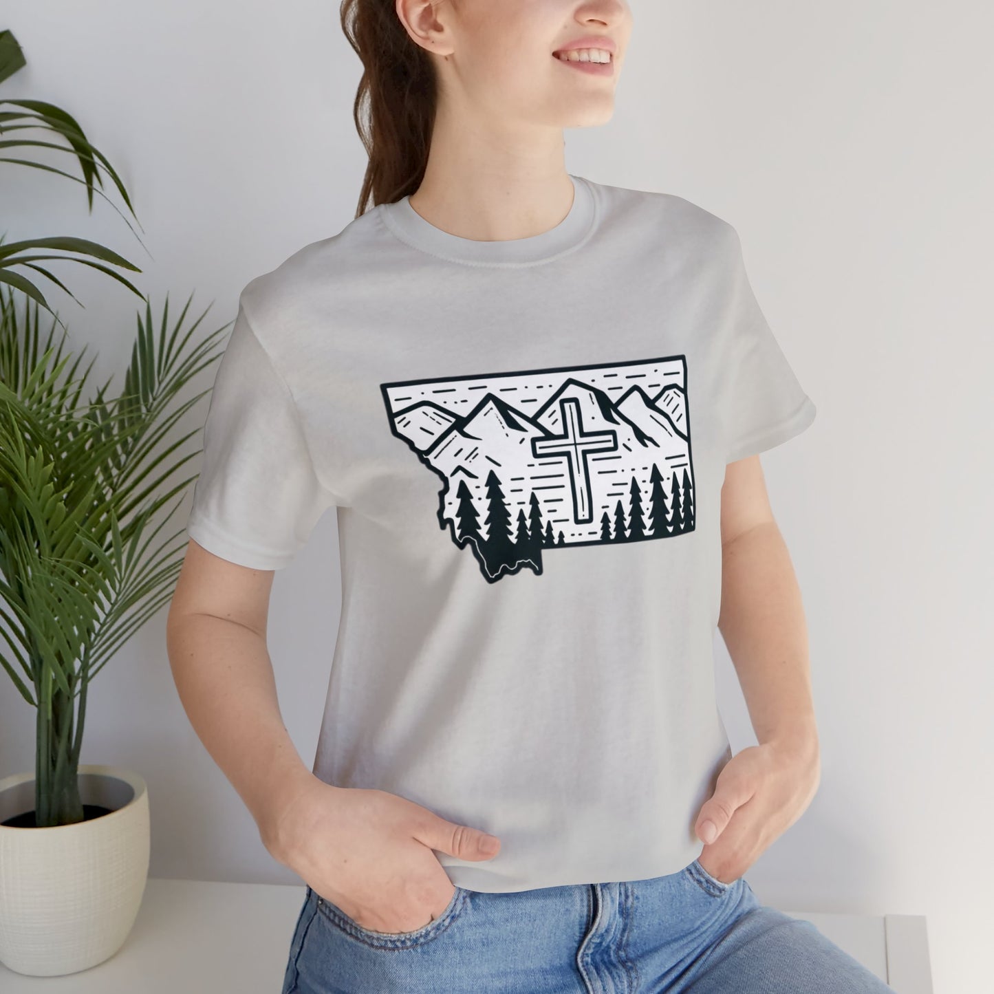 Montana Christian Cross T-shirt