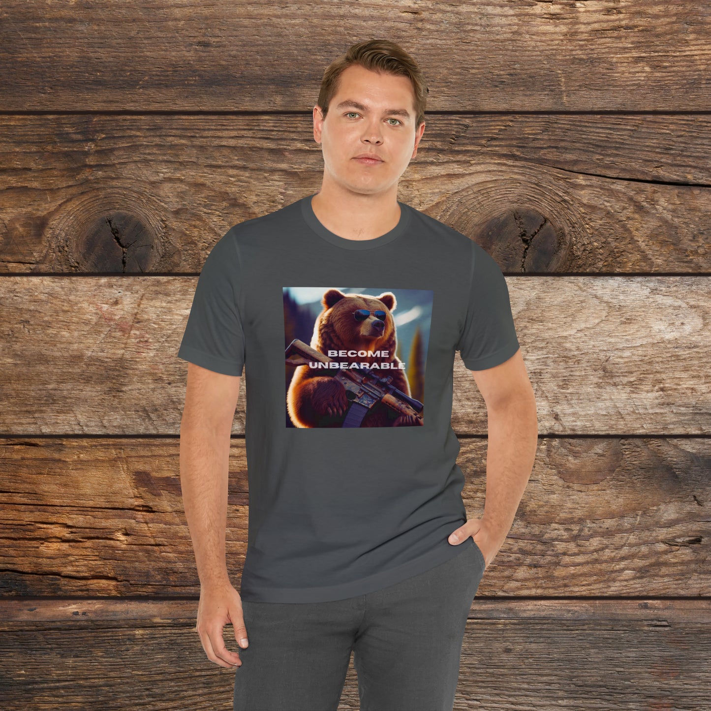 Unbearable Rifle Bear T-shirt