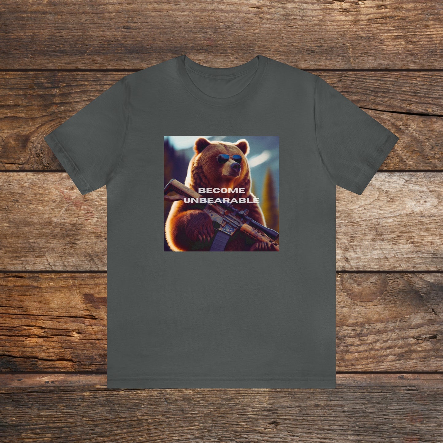 Unbearable Rifle Bear T-shirt