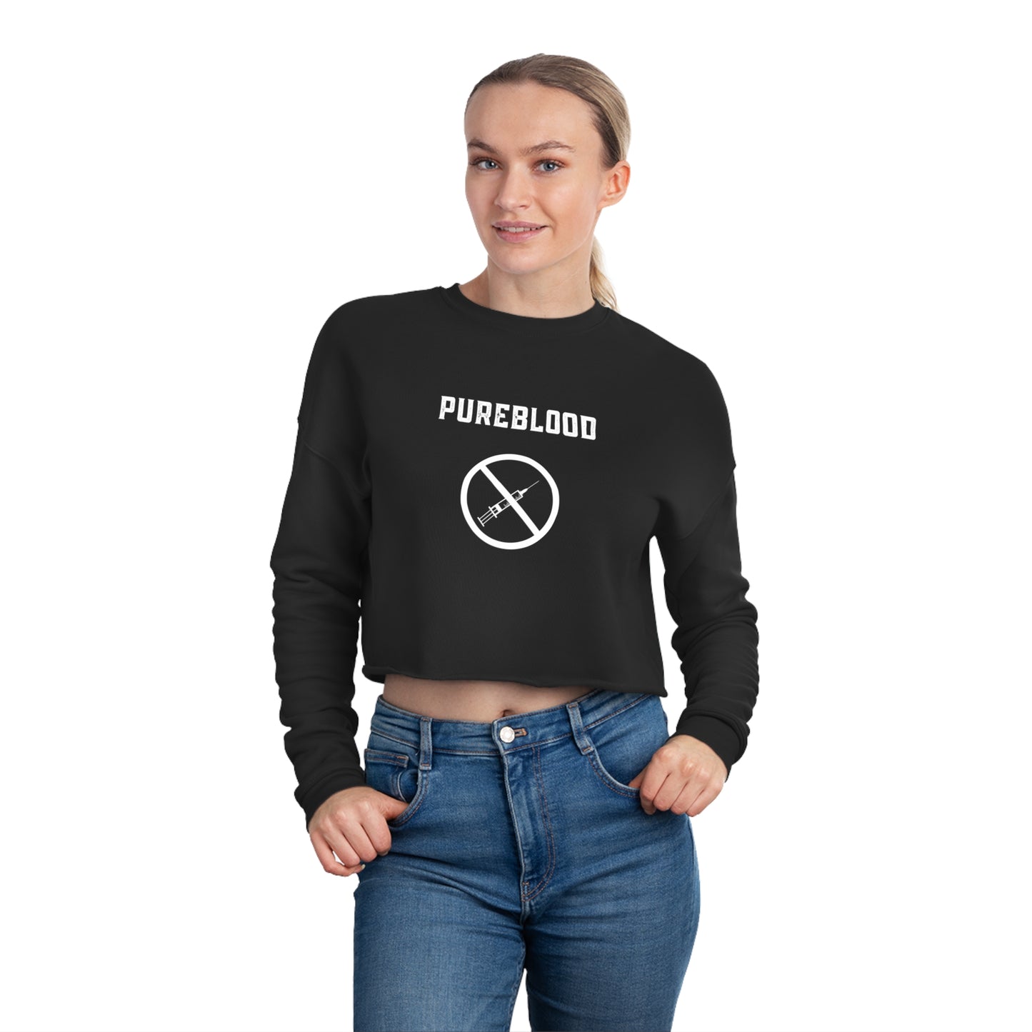 Pureblood Women's Cropped Sweatshirt