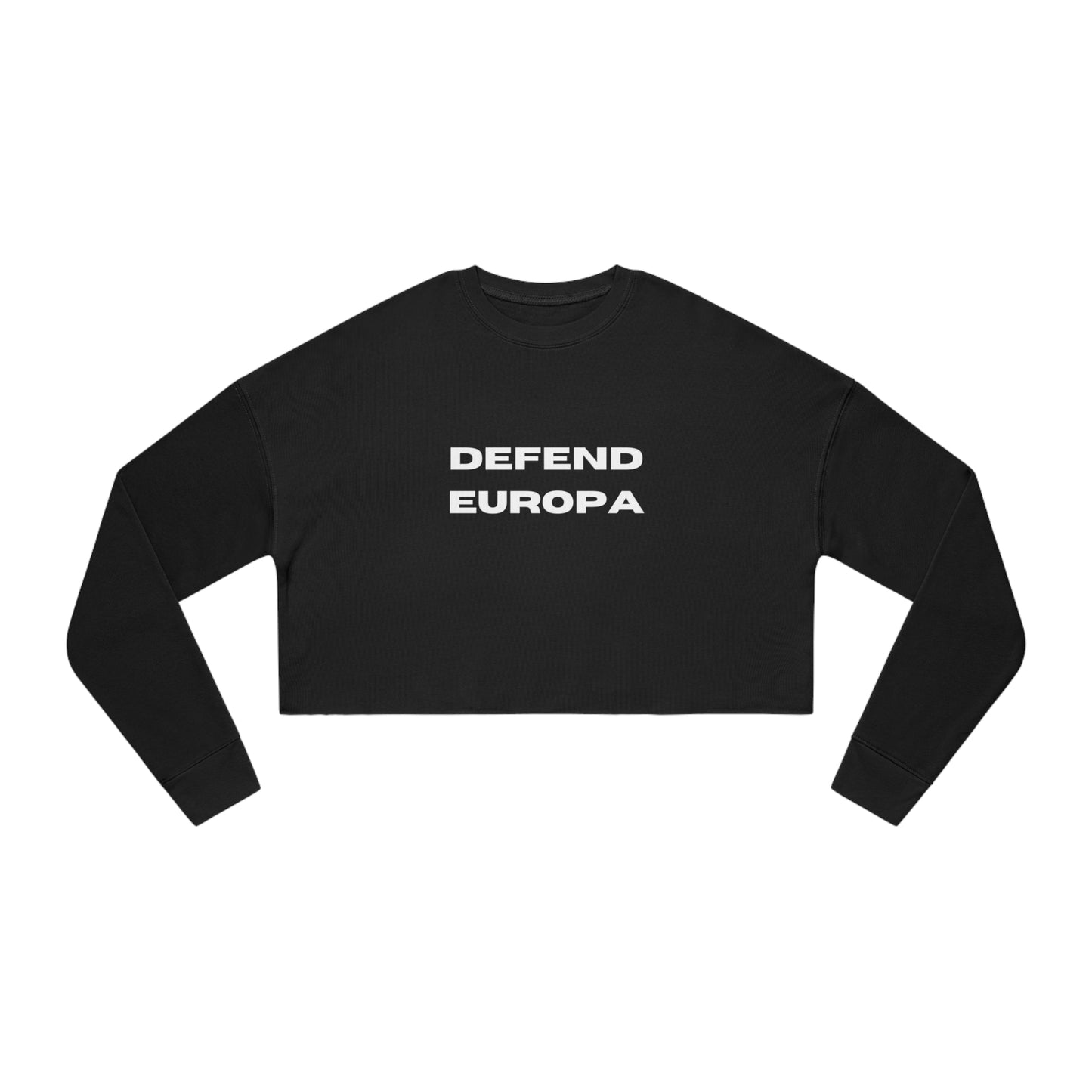 Defend Europa Women's Cropped Sweatshirt