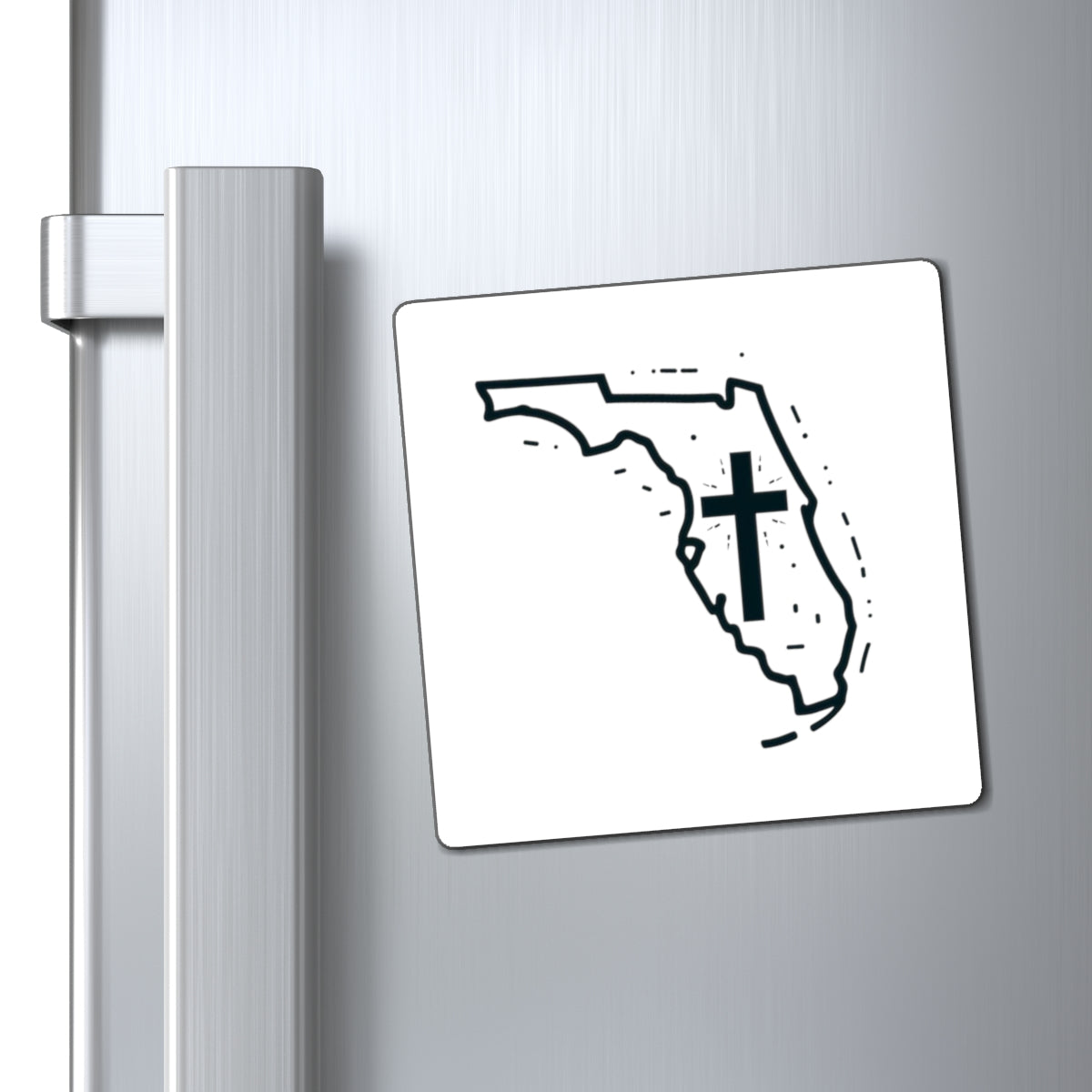 Florida Christian Cross Magnet