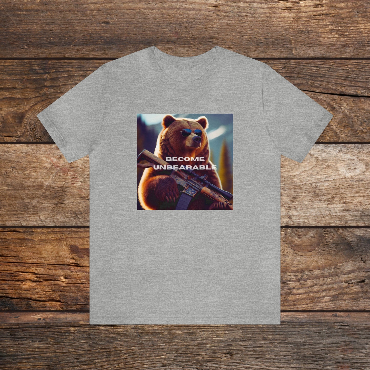 Unbearable Rifle Bear T-shirt