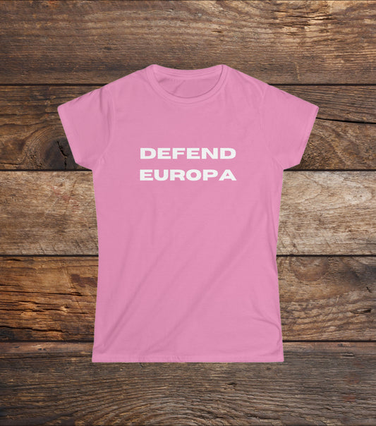 Defend Europa Women's Softstyle Tee