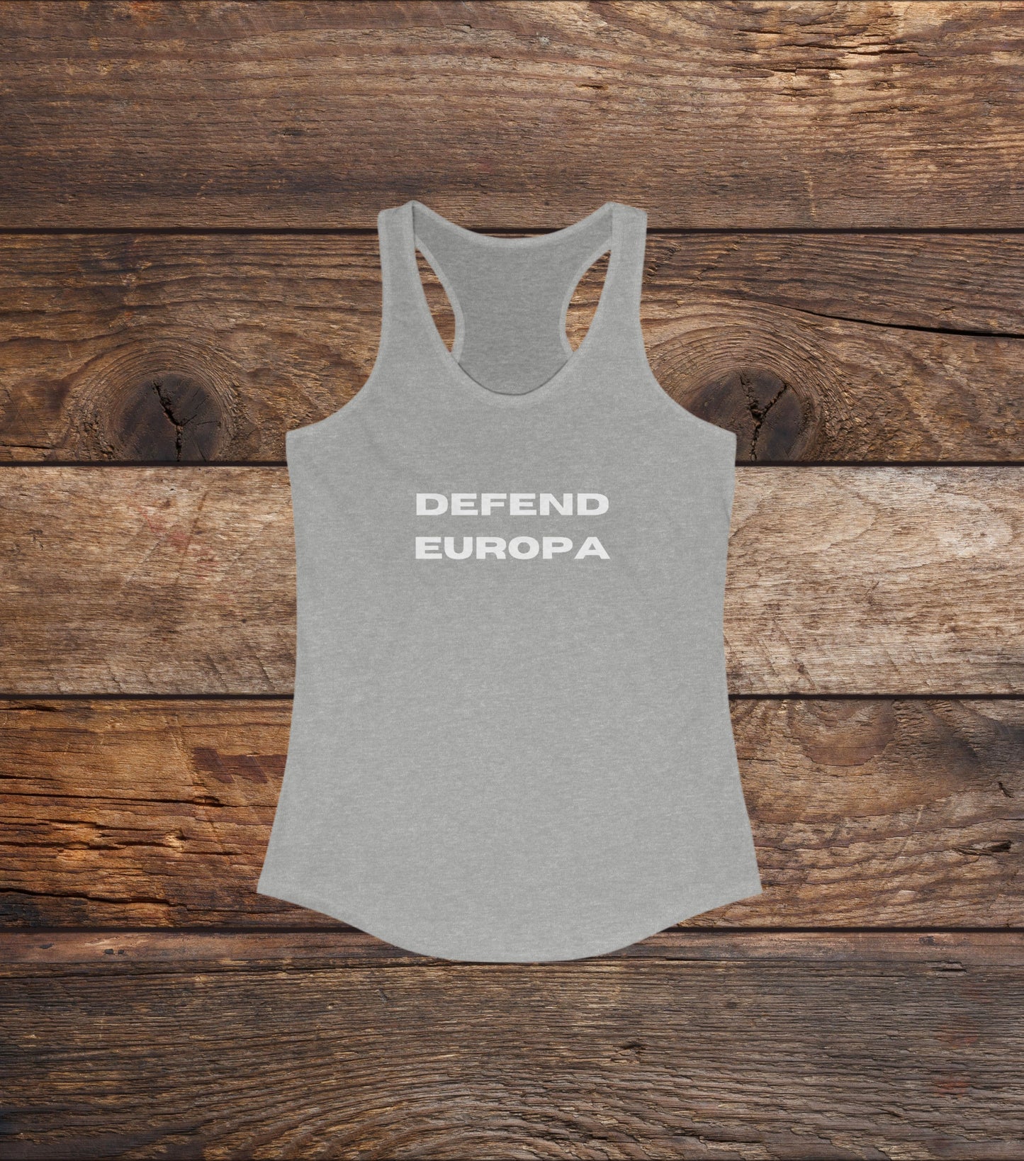 Defend Europa Women's Ideal Racerback Tank