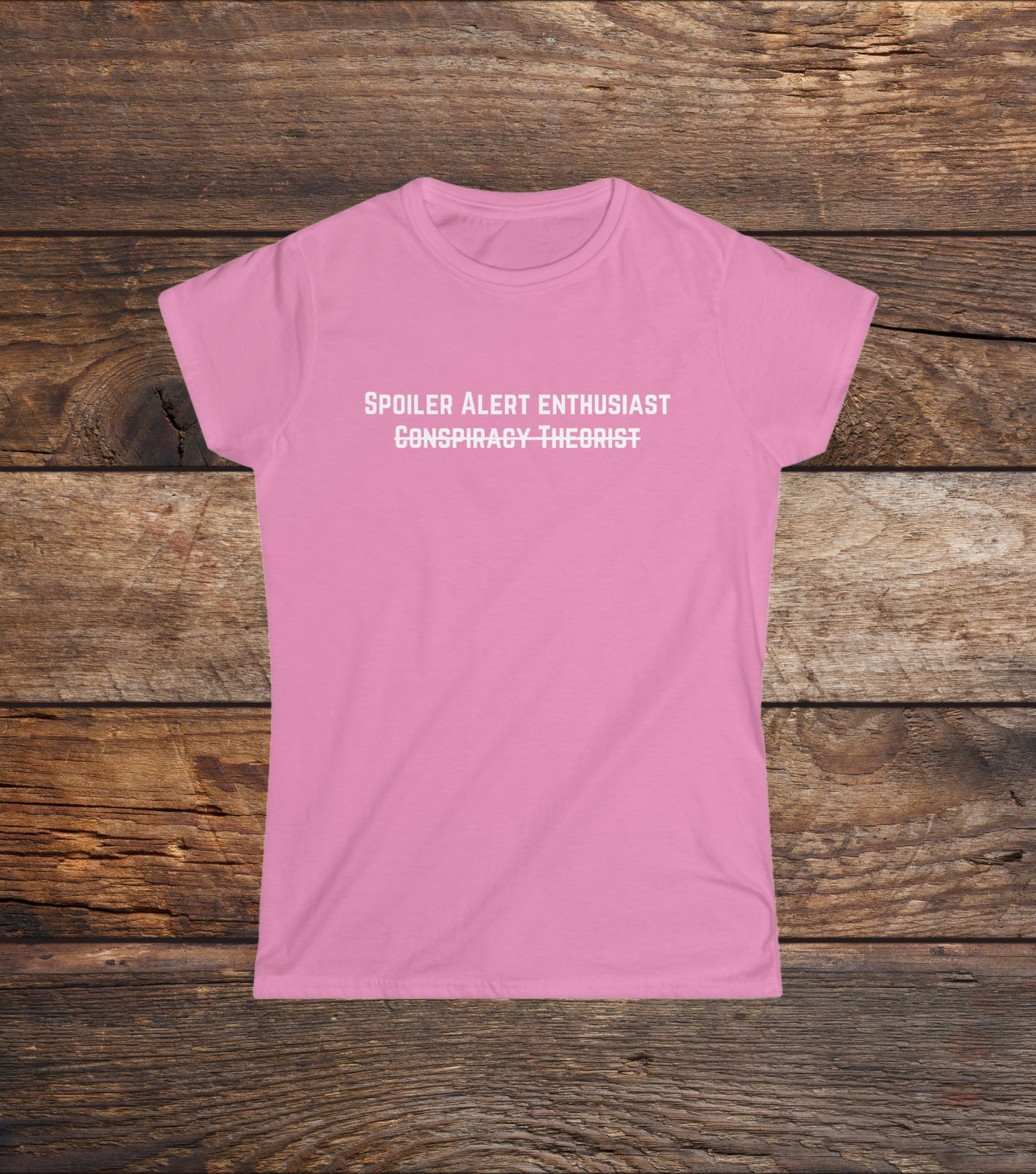 Spoiler Alert Enthusiast Women's Softstyle Tee